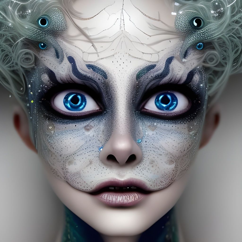 Luminescent Fey Creature in Sparkling Light