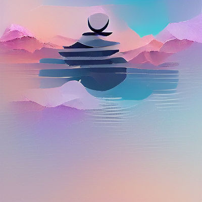 Minimalist Image of Tranquility