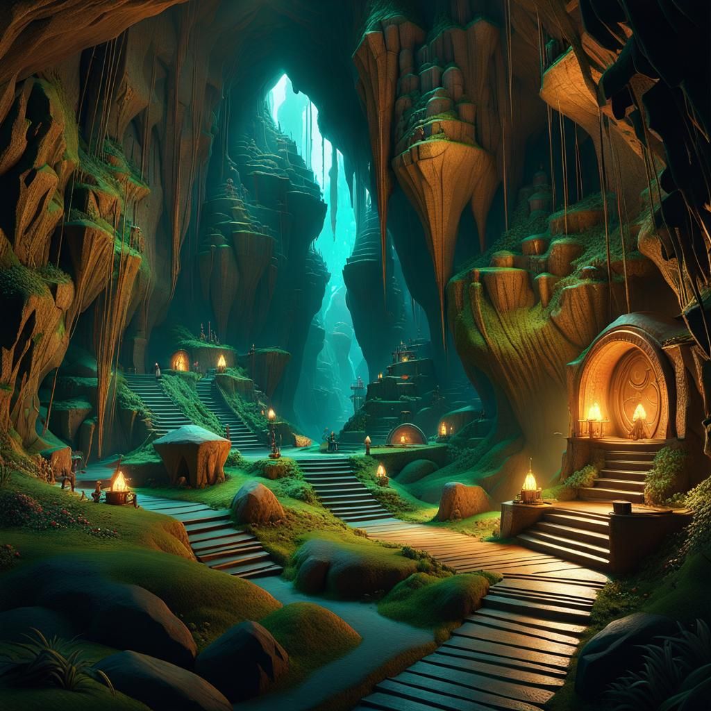 Hobbit Cave System by Beeple and Christensen