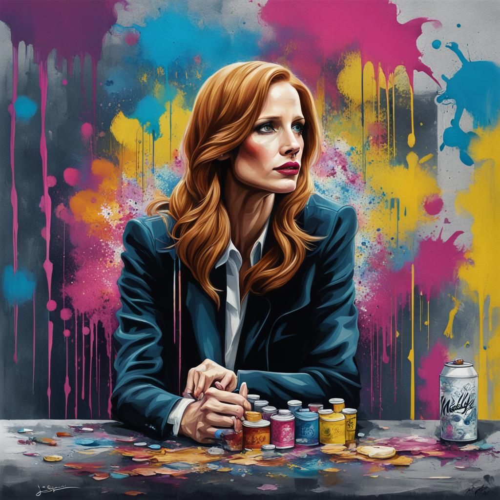Jessica Chastain in the movie Molly's Game