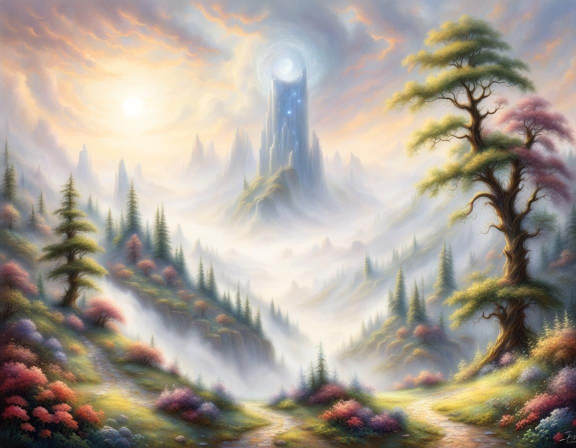 Earth Meets Black Hole in Ethereal Fantasy