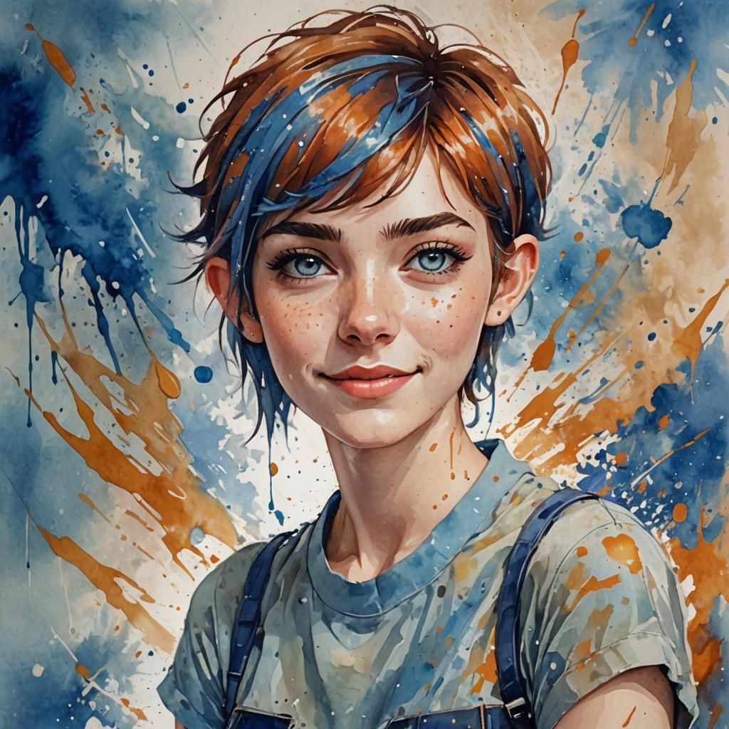 Mischievous Red Blue Streak