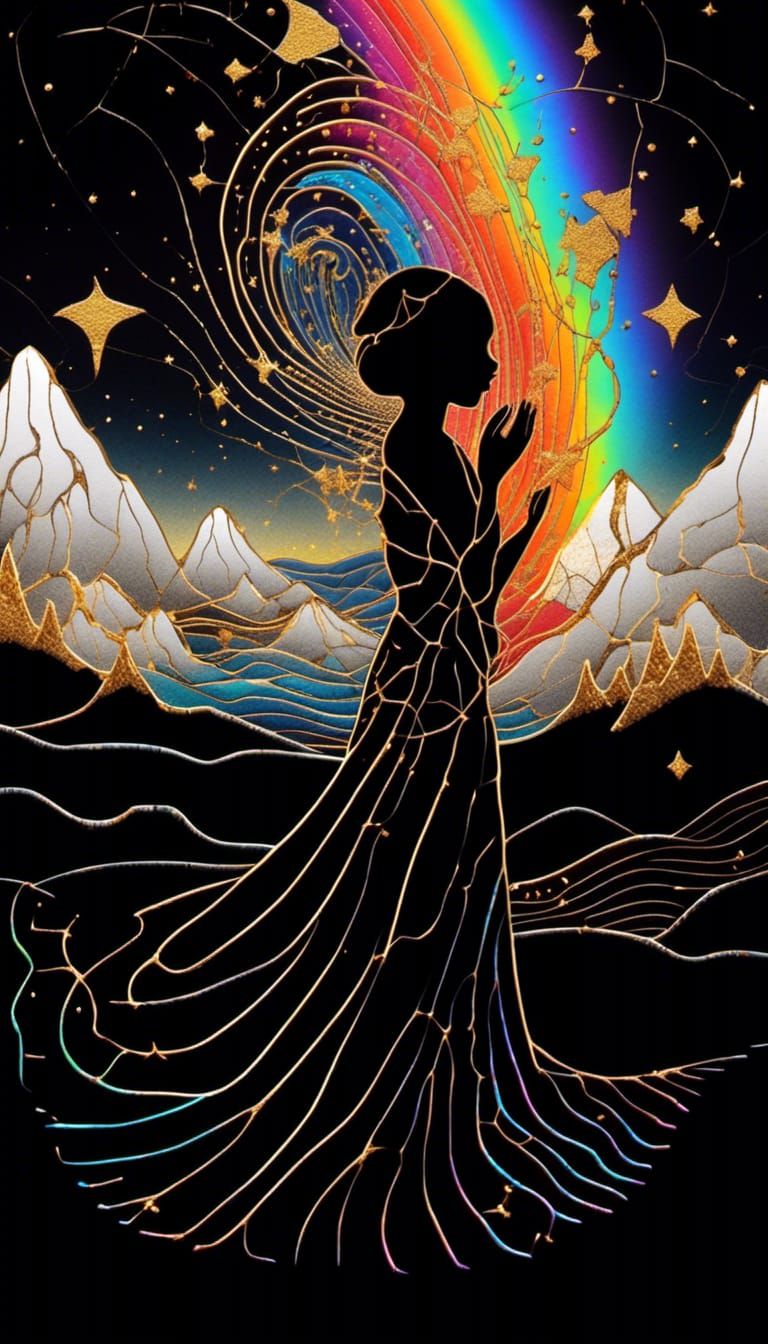 Magical Pen Writes Love on Celtic Landscape