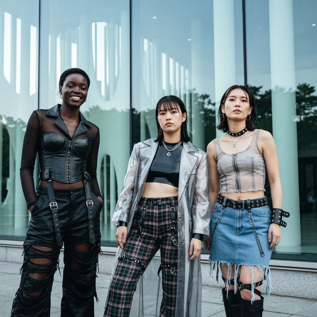 Streetwear Fashion: Women at Sendai Mediatheque