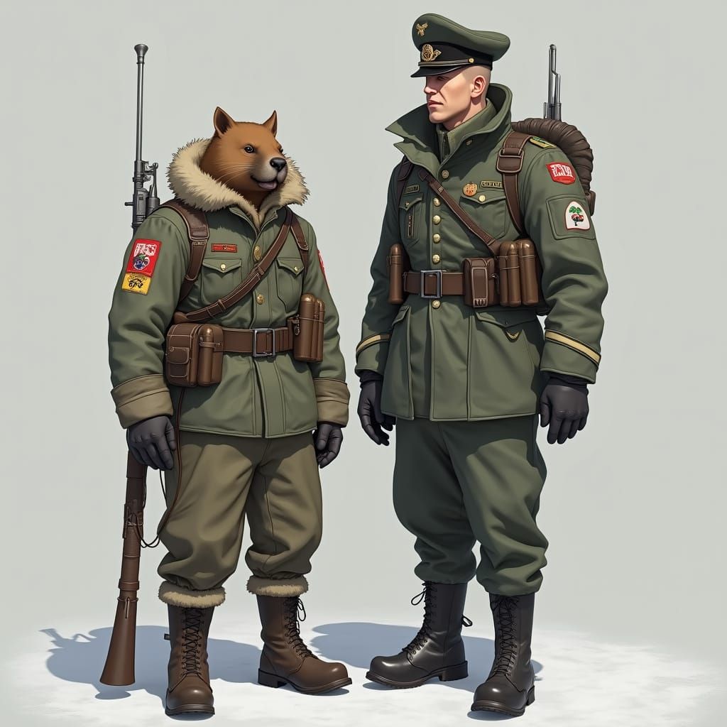 Soviet Soldier Meets German Enemy in Anime-Inspired Digital ...