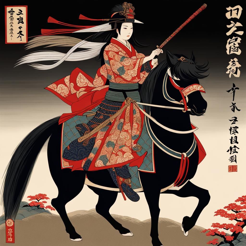 Tomoe Gozen 巴御前 (c. 1157-1247)