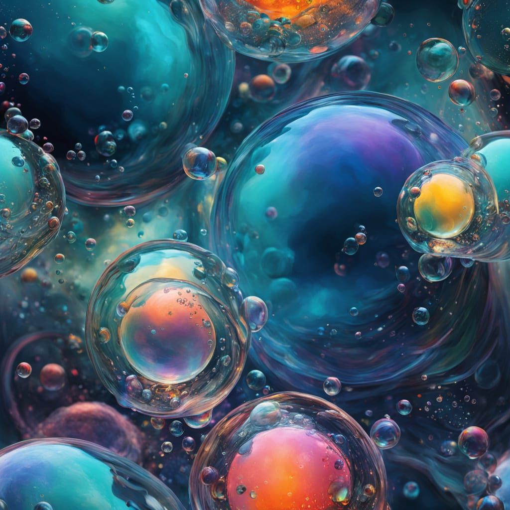Gelled bubbles