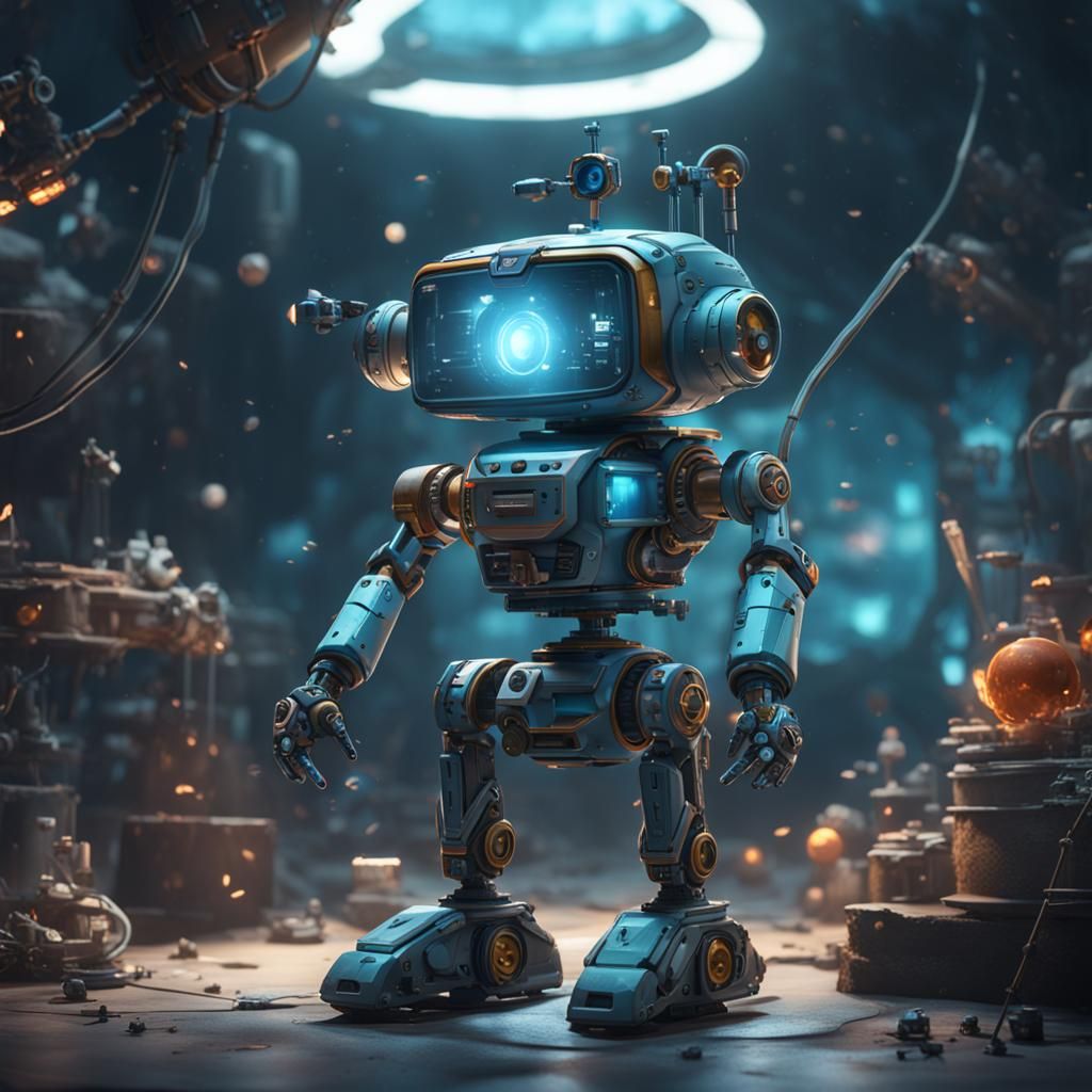 Miniaturized Surgical Robot MIRA: Detailed Matte Painting