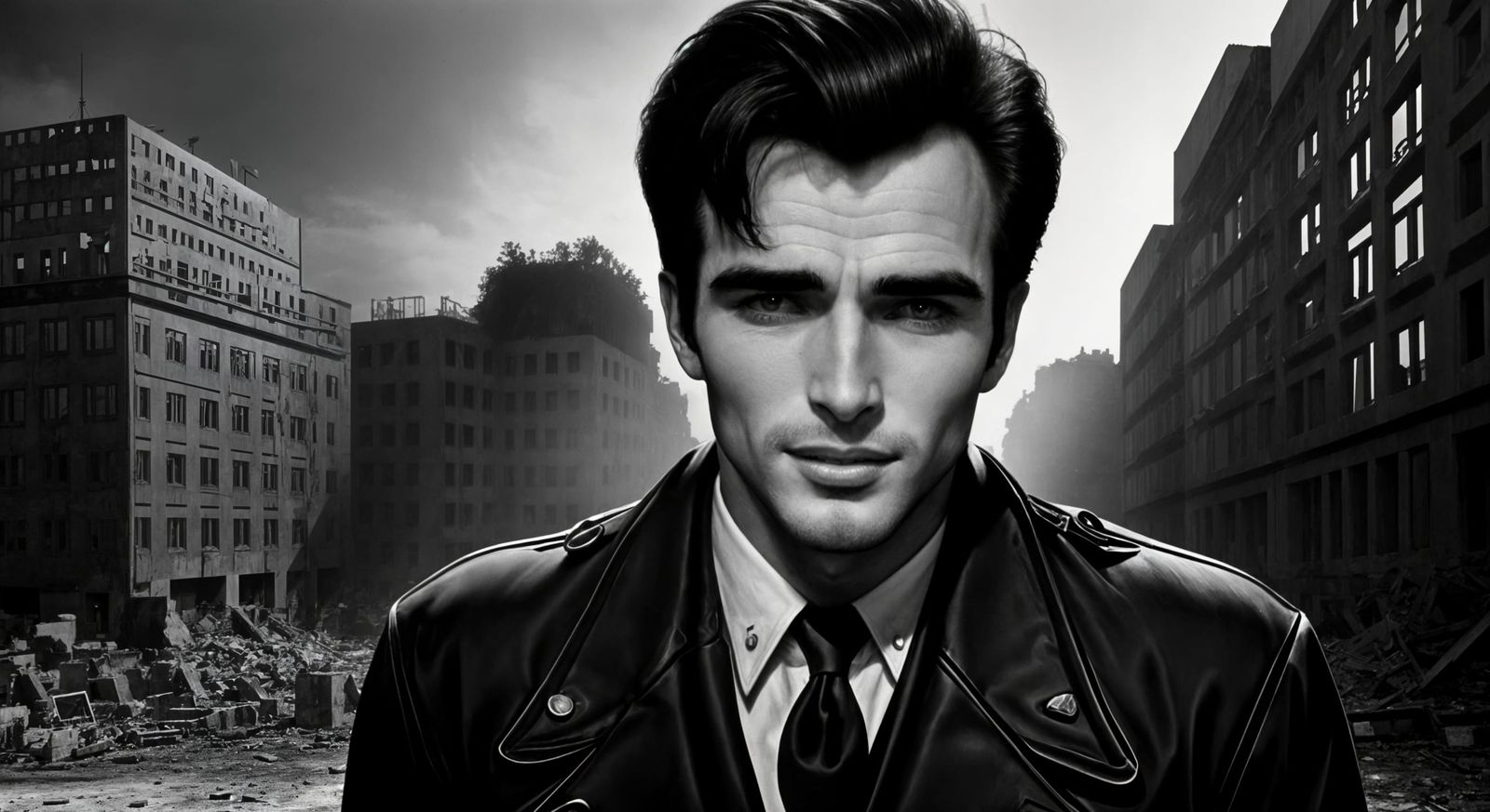 Montgomery Clift as GI in Berlin Ruins