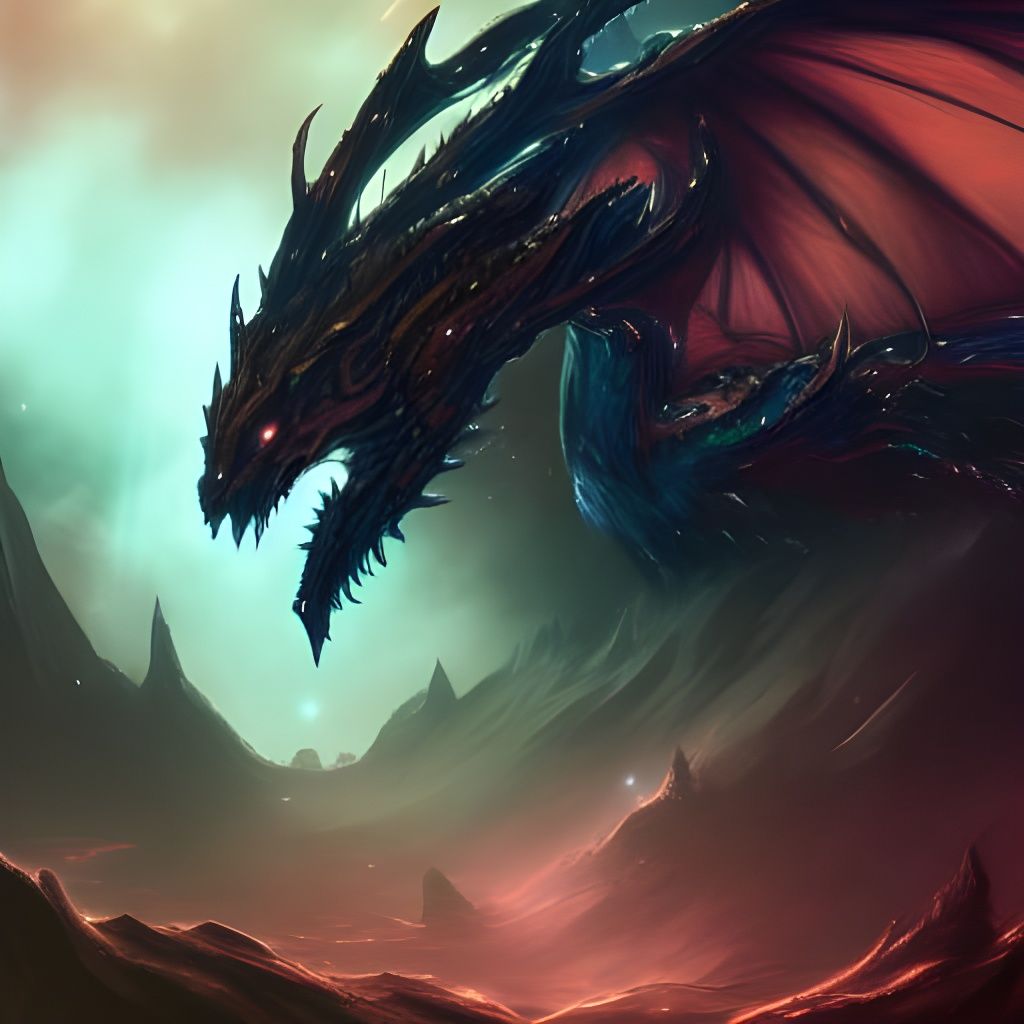 Dragon Knight in Star Armor Concept Art