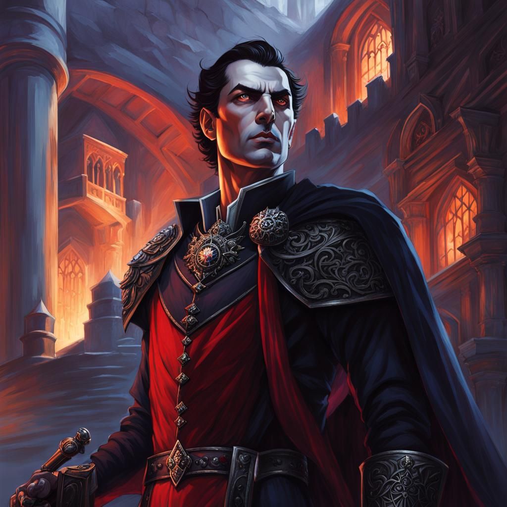 Imposing Strahd von Zarovich in Shadowed Castle Ravenloft