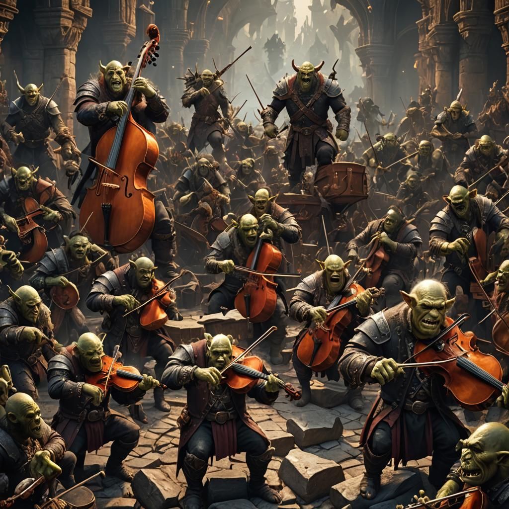 Orcish Orchestra Performing Classical Music