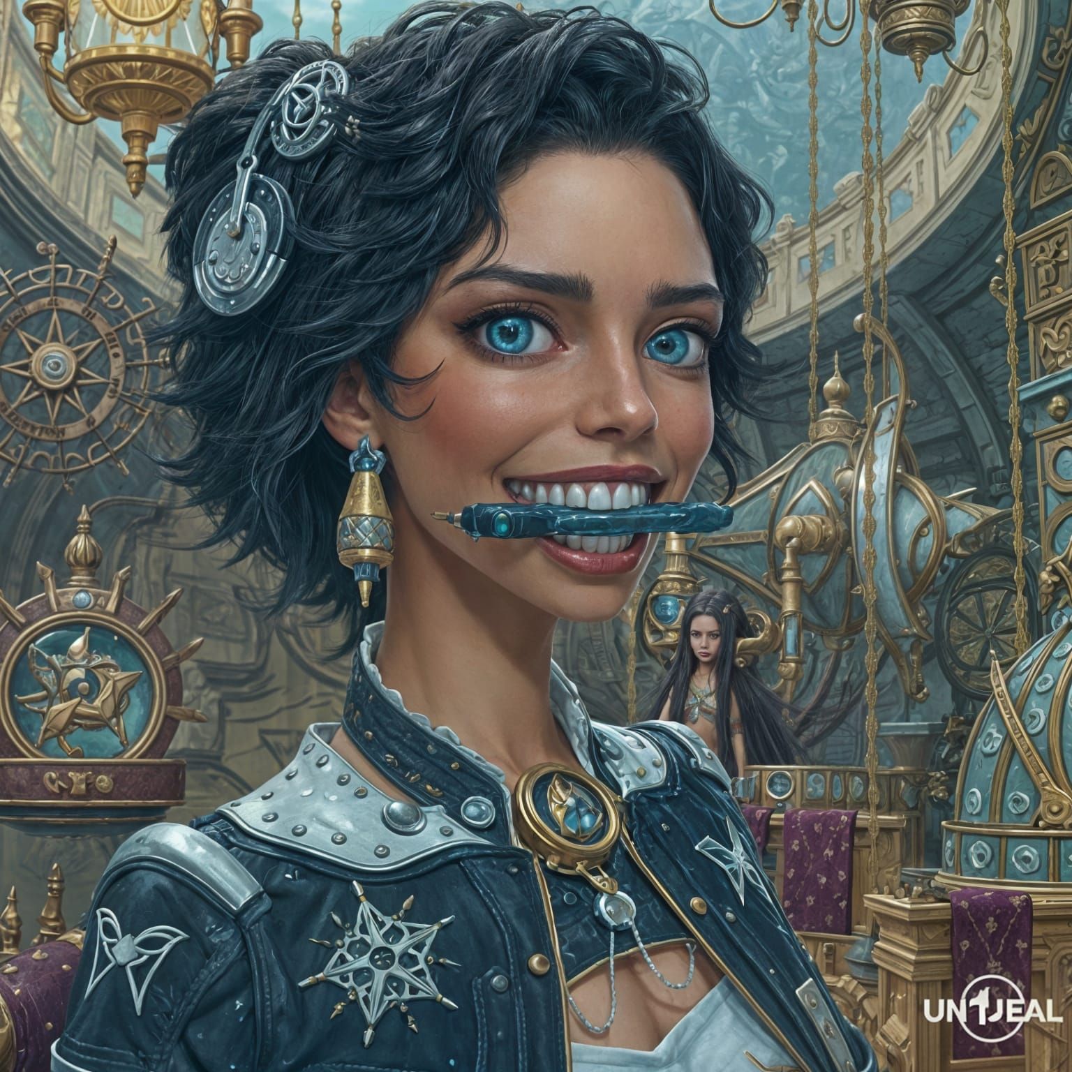 Mystical Communication in a Futuristic Realm