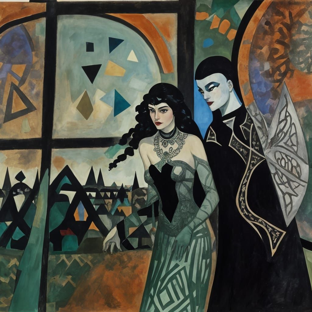 Celtic Goddess Echo in Broken Windows