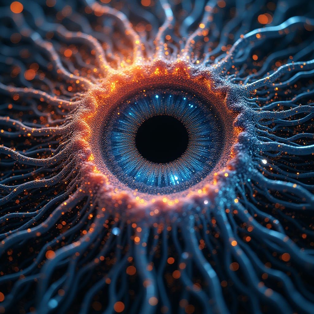 Cybernetic Eye Forms in Hypnotic Union