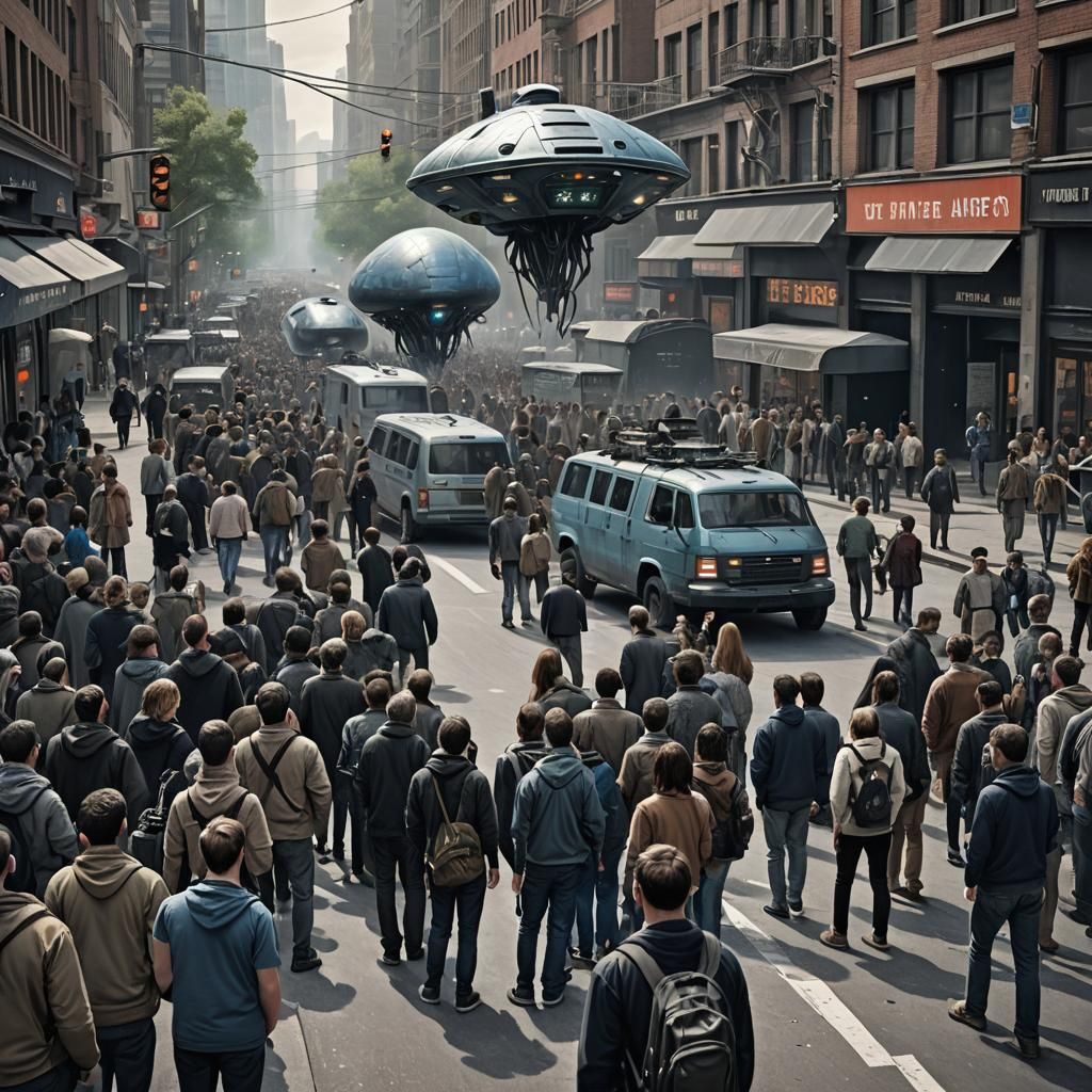 Breaking News: UFOs Approach, High Definition