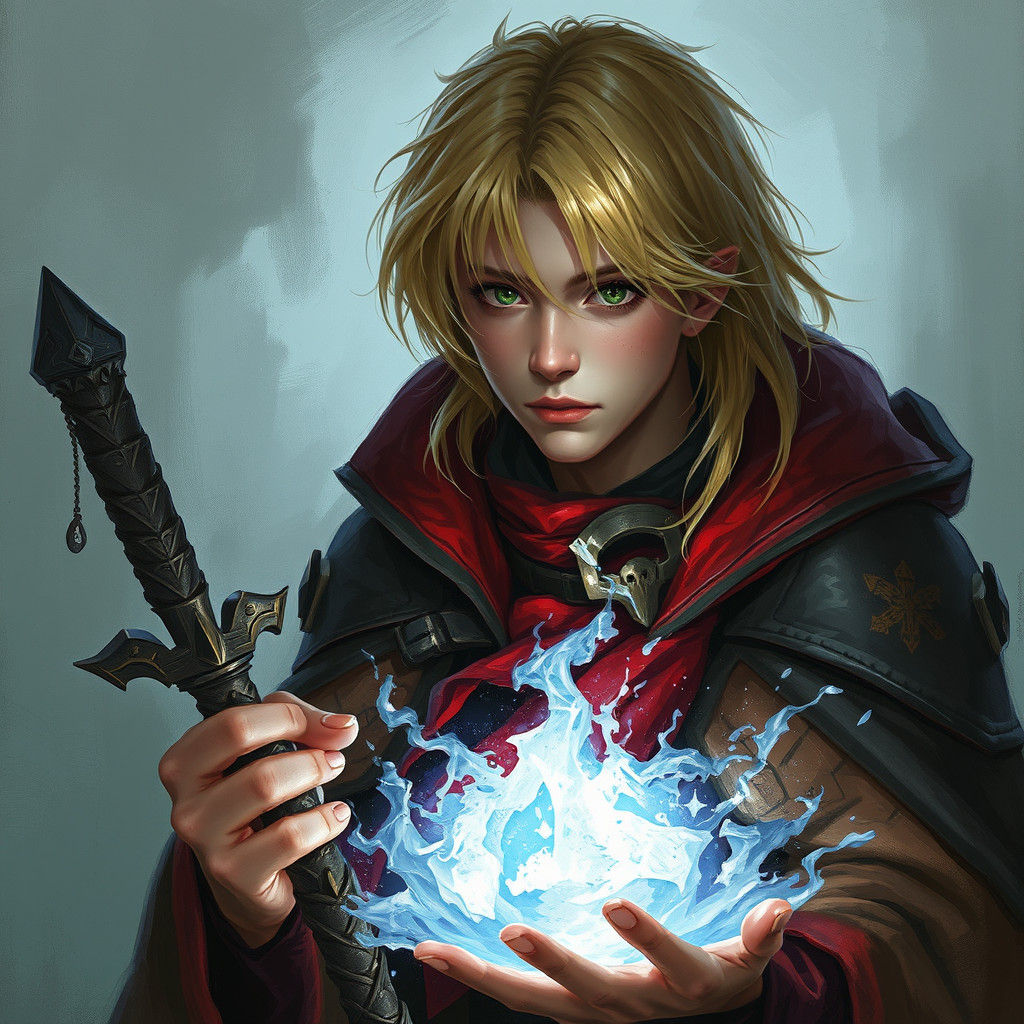 Sinister Teen Wizard Apprentice, Digital Art
