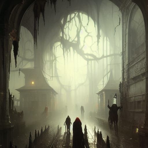 Hyperrealistic Haunted House in 8K Resolution