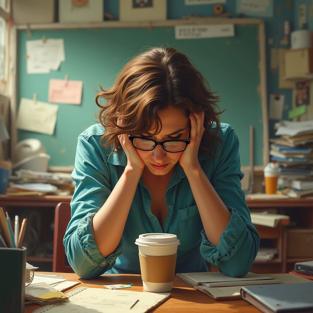 Teacher Confronts Principal in Chaotic Staff Room