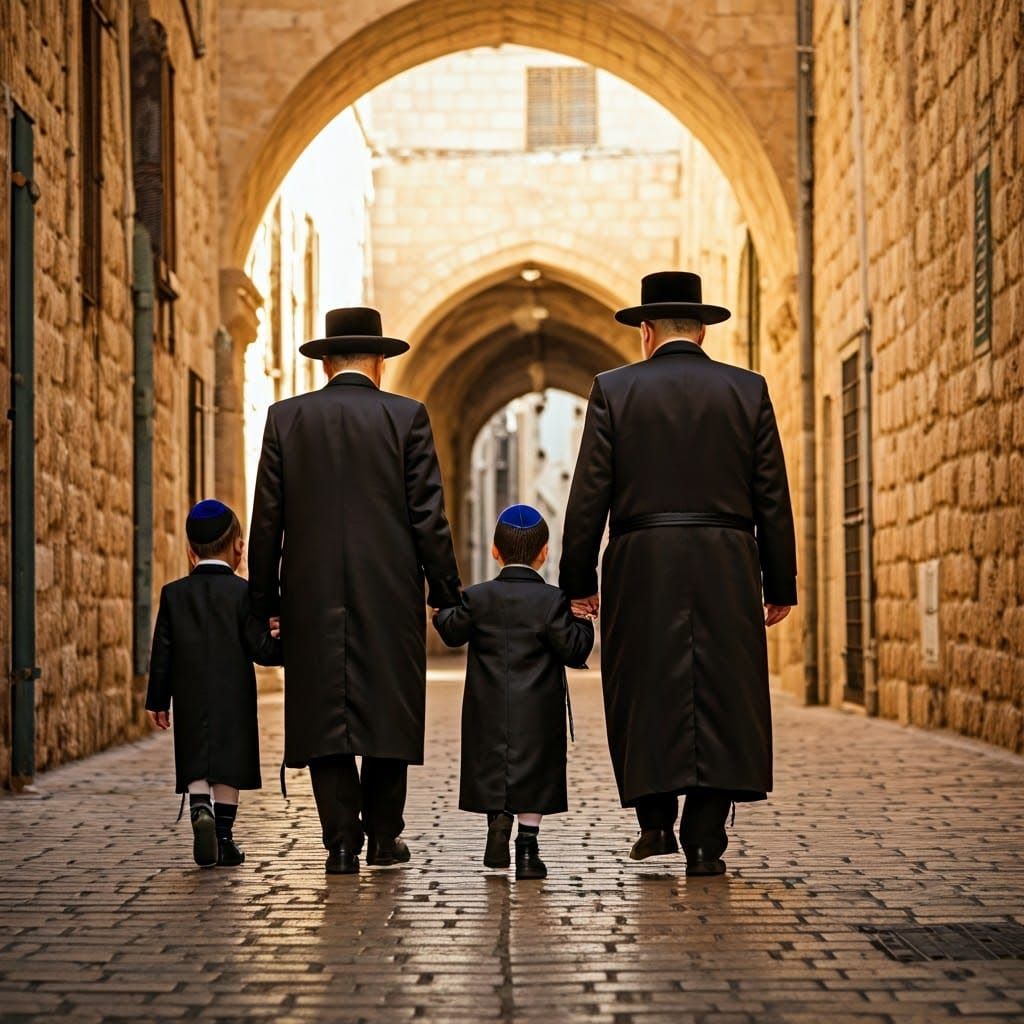 Chasidic Family in Jerusalem: Generational Connection