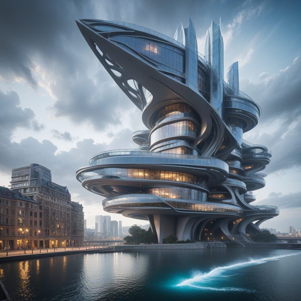 Spaceship on The River