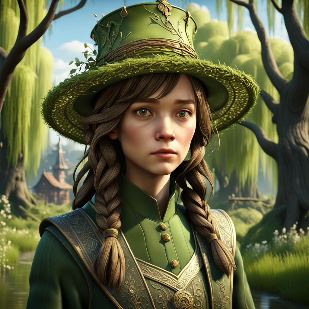 Cinematic 3D Game Scene with Dynamic Lighting