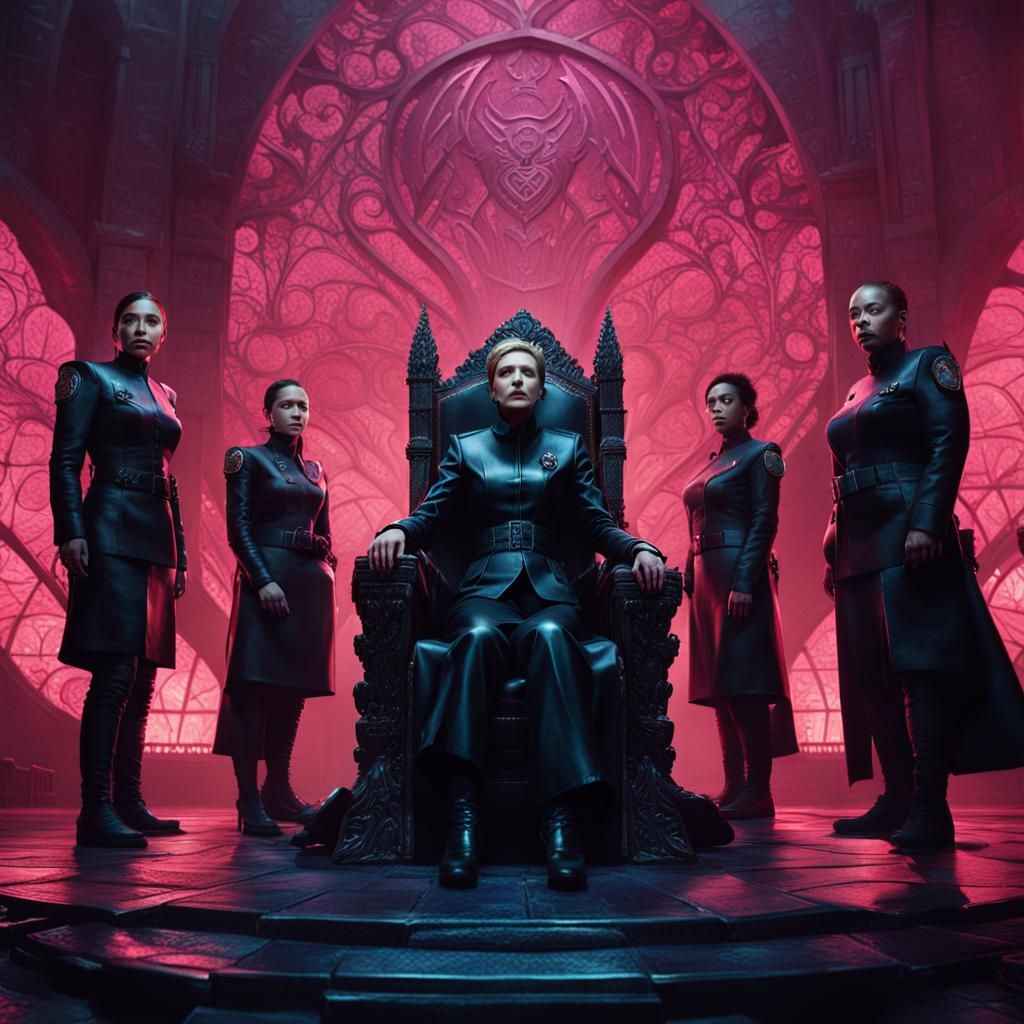 Dark Fantasy: Maggie Gyllenhaal on Rhodonite Throne