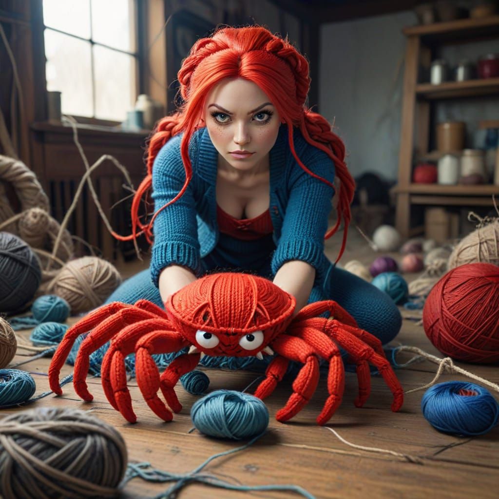 Yarn avenging crabgirl