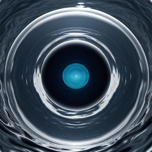 Water Sphere Rebound: Macro Photography