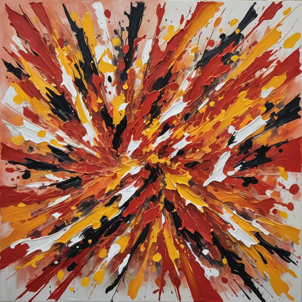 Vibrant Impressionist Masterpiece with Dynamic Brushstrokes...