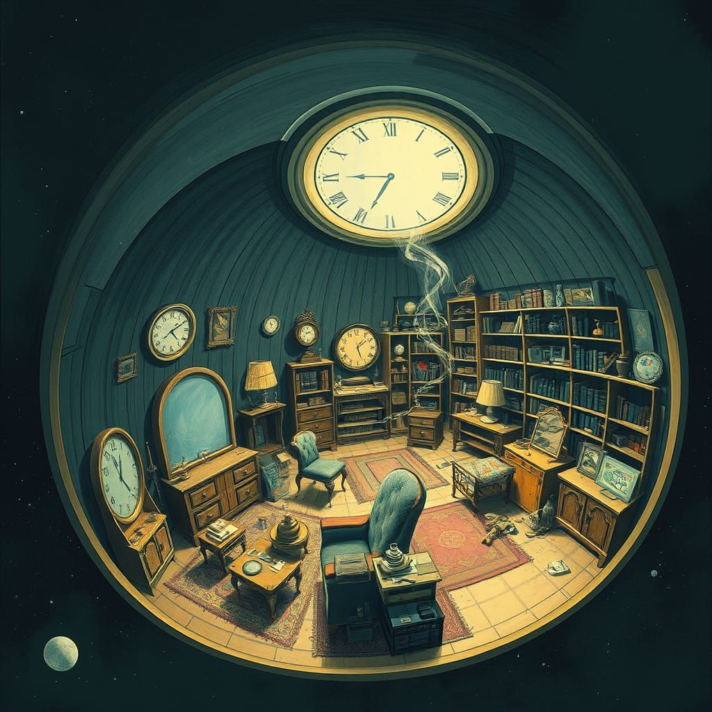 Orbiting Attic of Time in Space