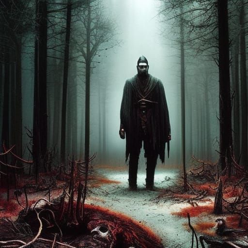 Dark Fantasy Landscape in McKinnon Style