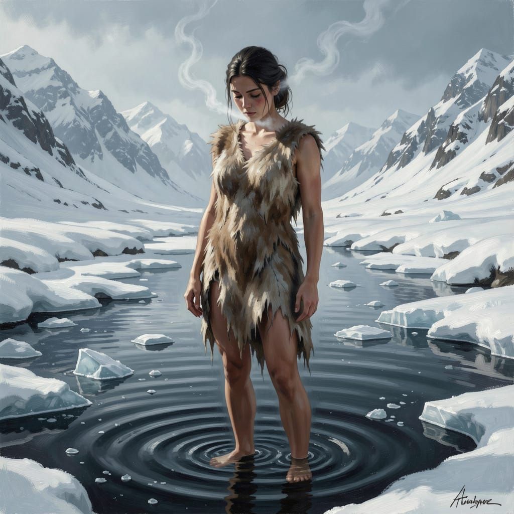 Primal Woman in Frozen Waters: A Study in Survival