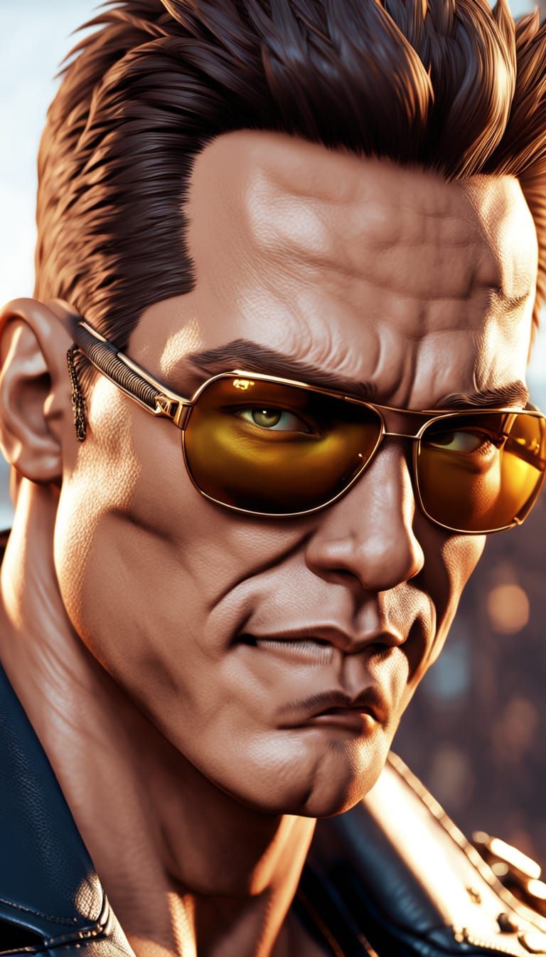 Johnny Cage Portrait in Unreal Engine