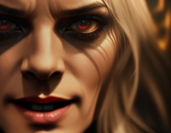 Sinister Man with Keys: Expressionist Digital Art