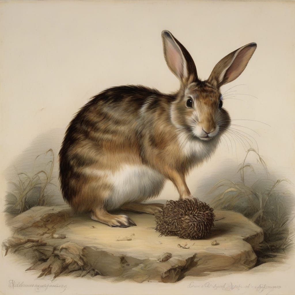 Rabbit Fantasizes Being a Hedgehog in Animal Impostors Style