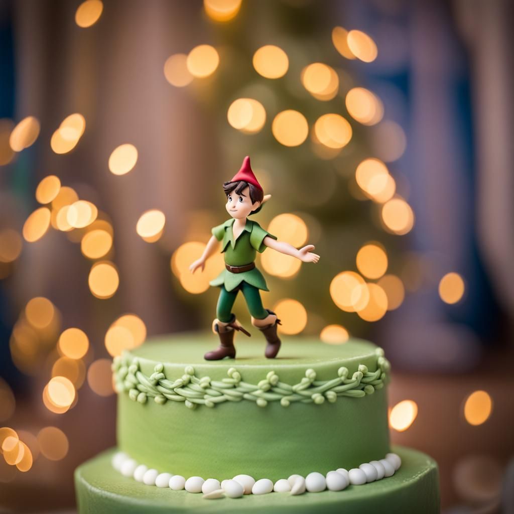 Peter Pan Cake: Professional Photography with Bokeh