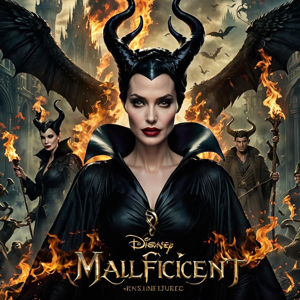 Angelina Jolie In Disney's Maleficent