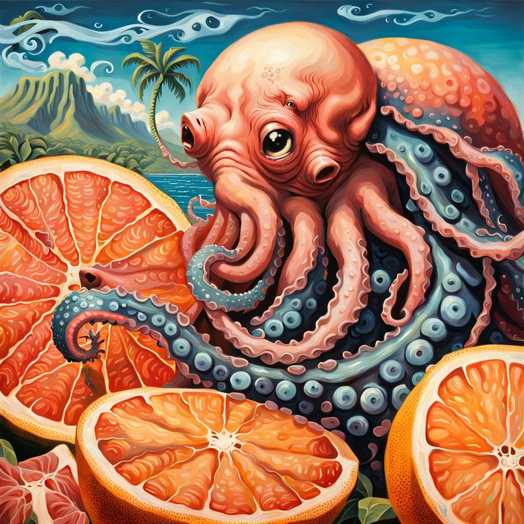 Tentacles #3 (+ Grapefruit)