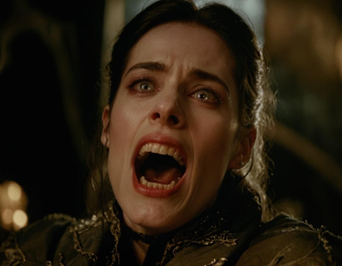 Eva Green as a Haunting Vampire in Cinematic Darkness