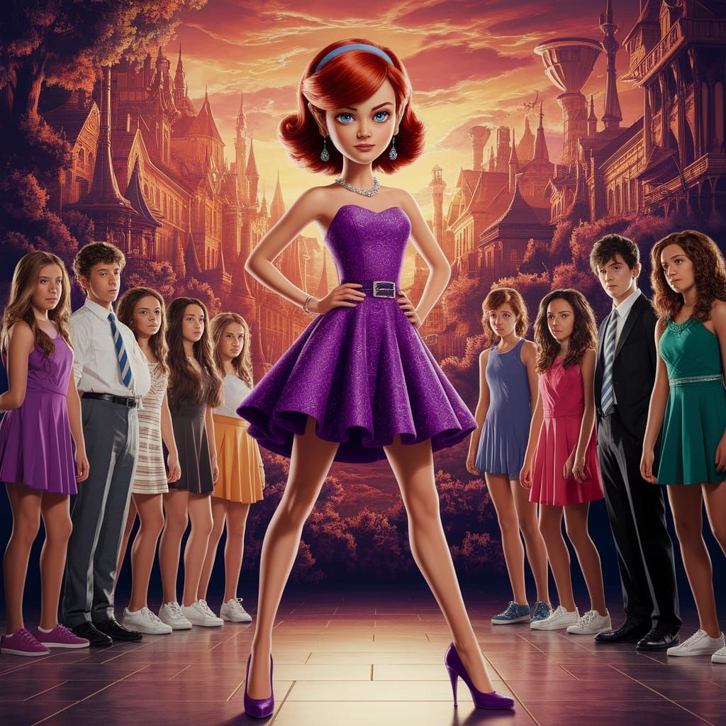 Surreal Spy Heist in a Vibrant Movie Studio