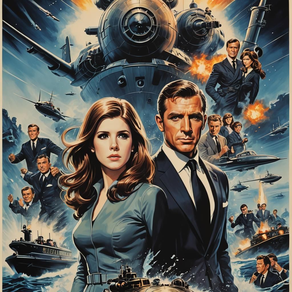 Anna Kendrick as Bond Girl: 1960s Movie Poster