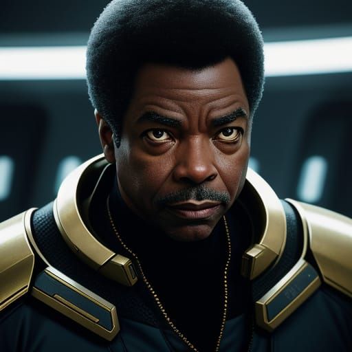 LeVar Burton as Geordi La Forge, Futuristic Portrait