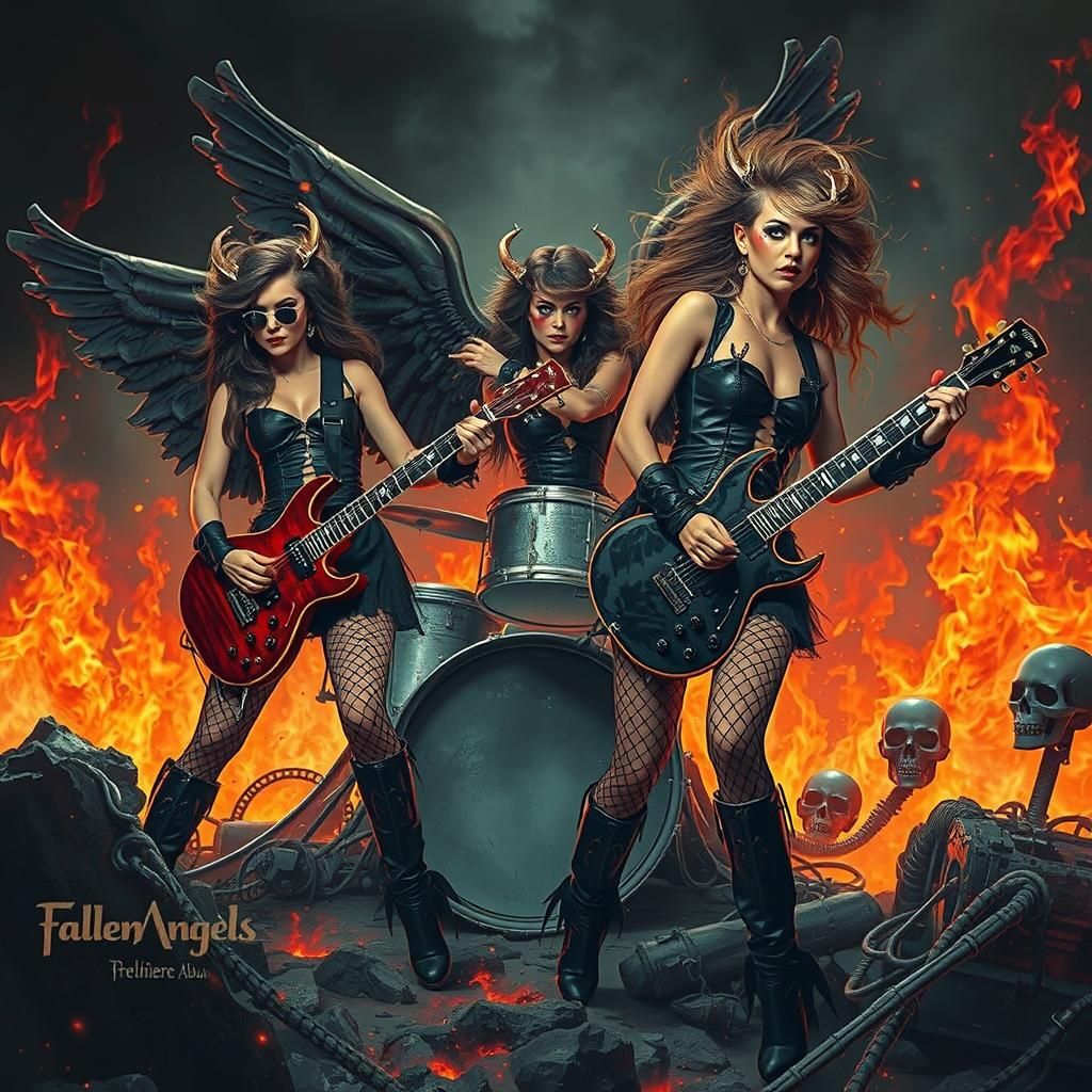 Faith, Hope and Charity , fictitious female 80s rock band