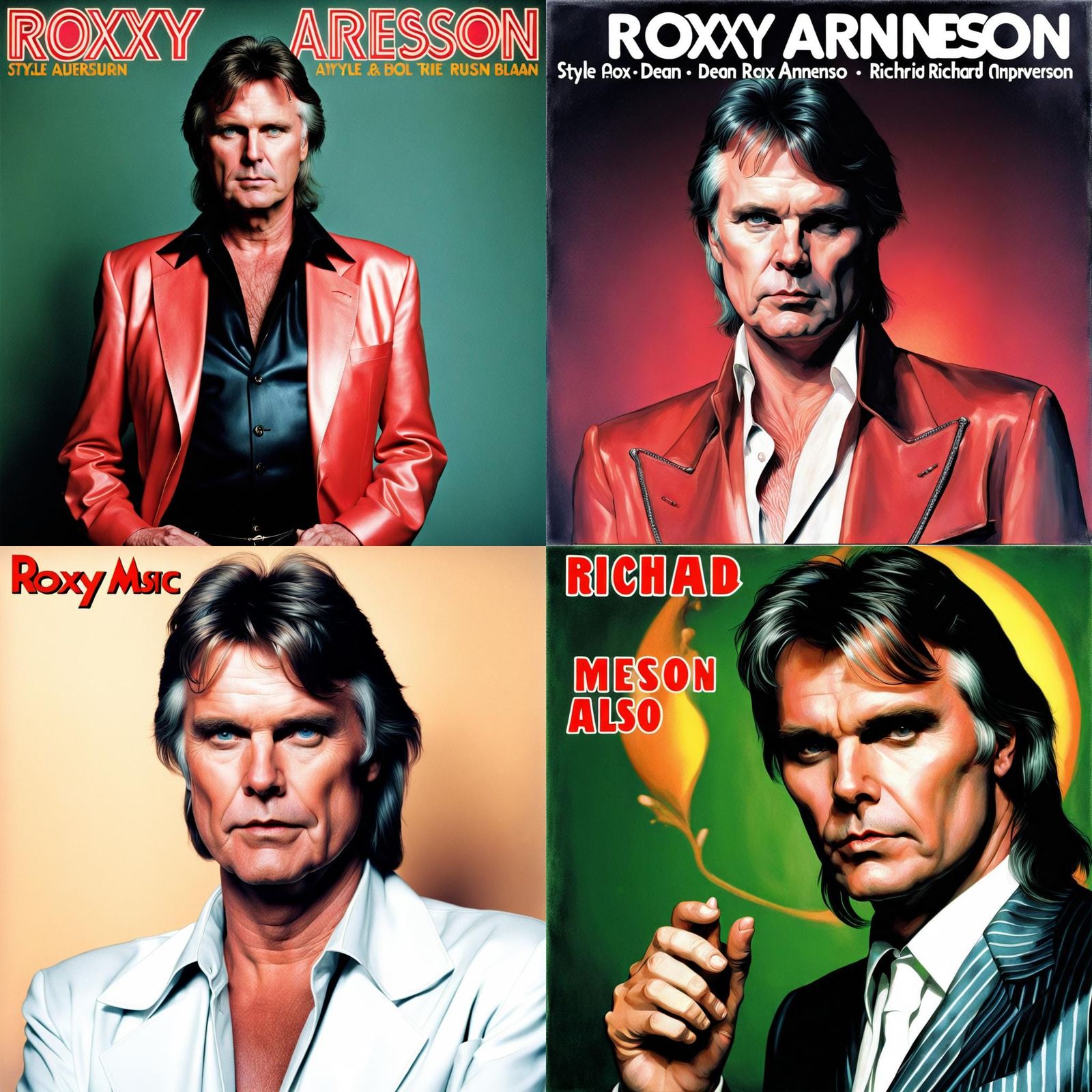 Roxy Music Album Cover Art