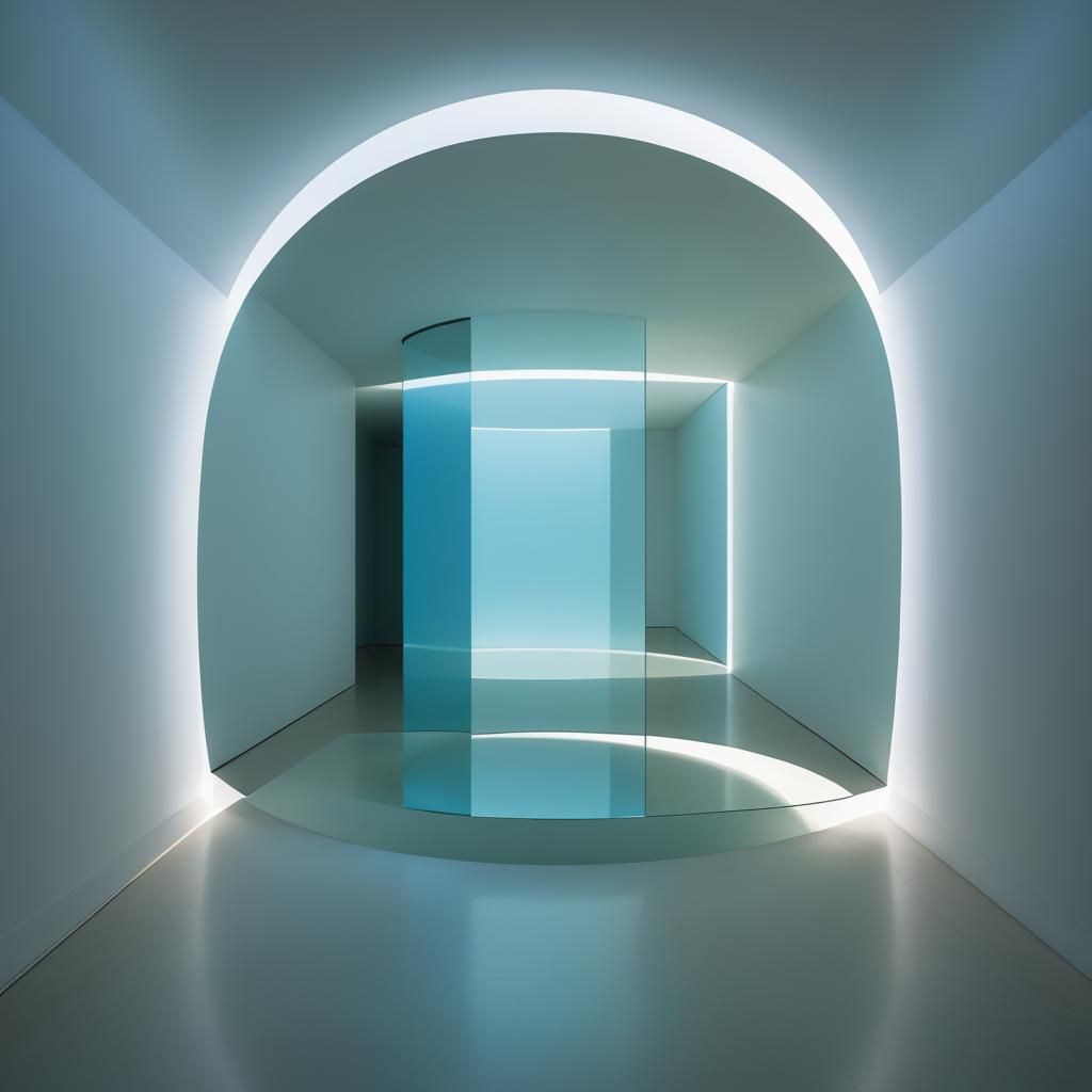 Capturing Light and Space: A Study in Transparency