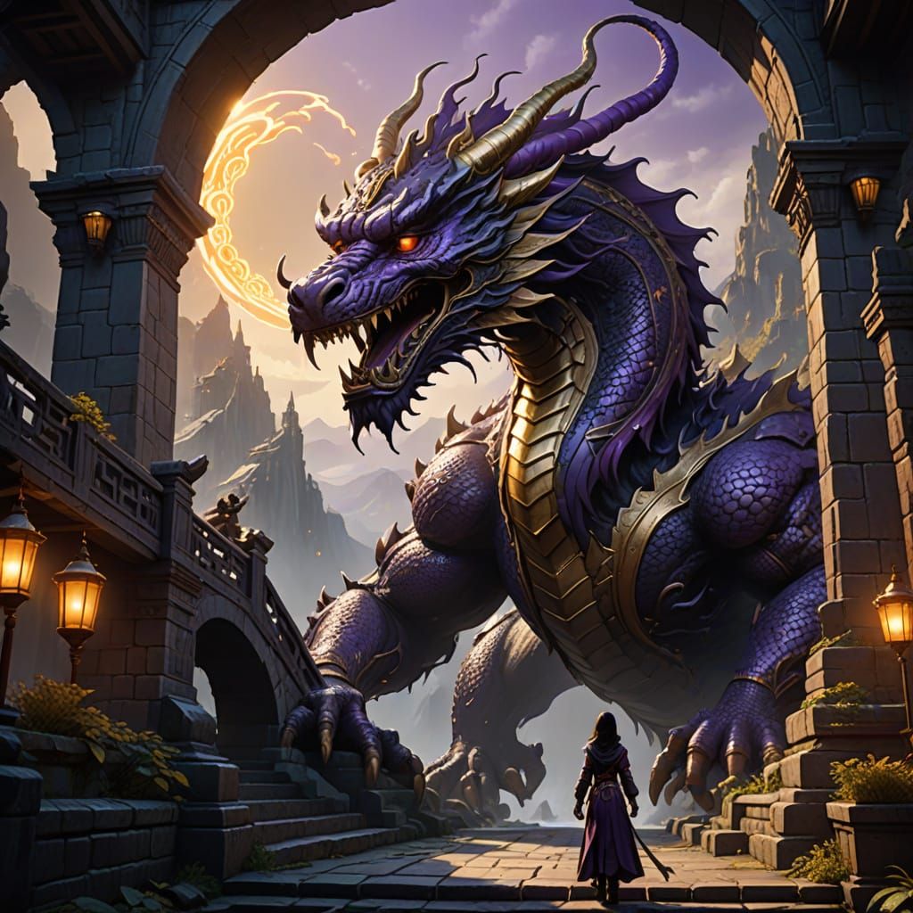 Anita and her familiar on Titan