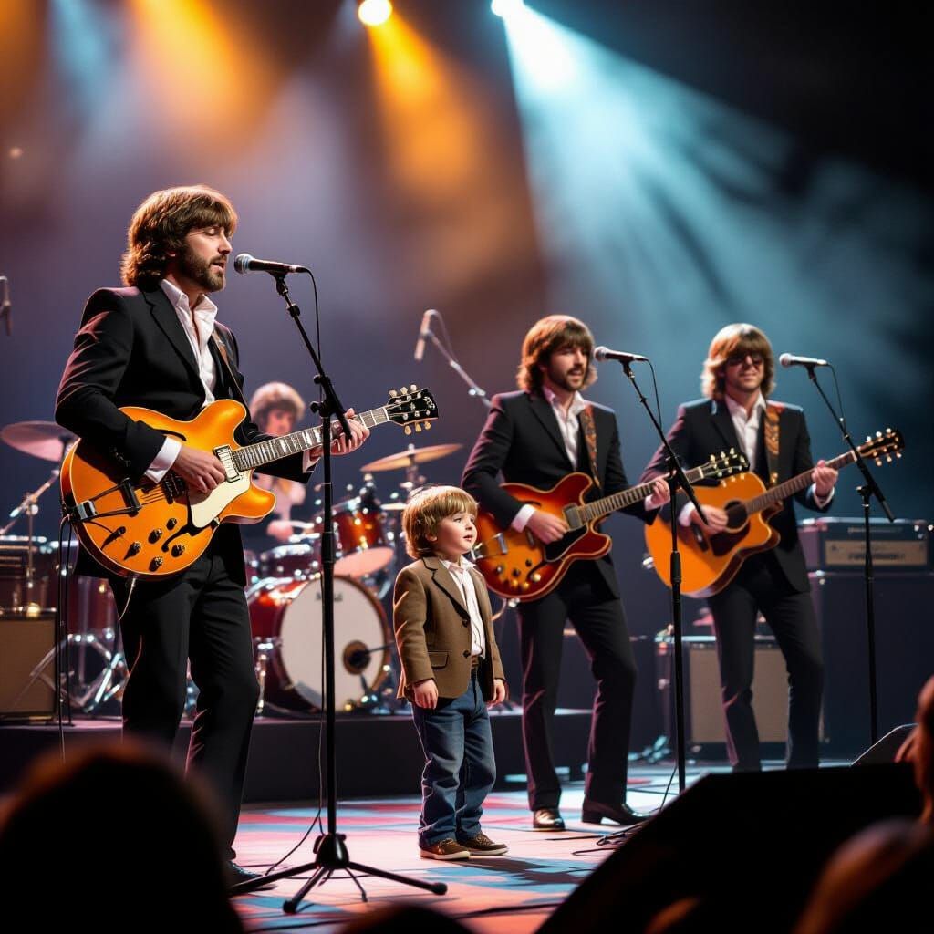The Beatles Perform Live with Young Jindra