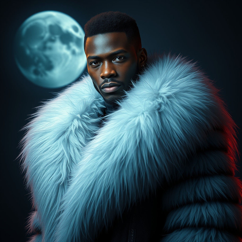 Majestic Model in Fur Coat: Ash Thorp Lighting