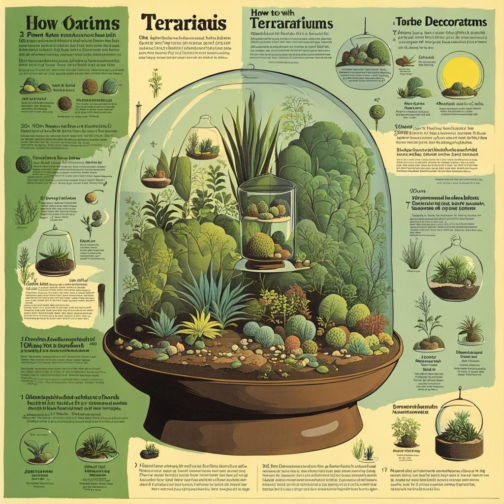 terrarium infographic from 1972  🍃